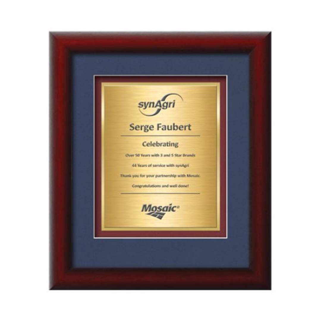 Eco Certificate TexEtch - Mahogany