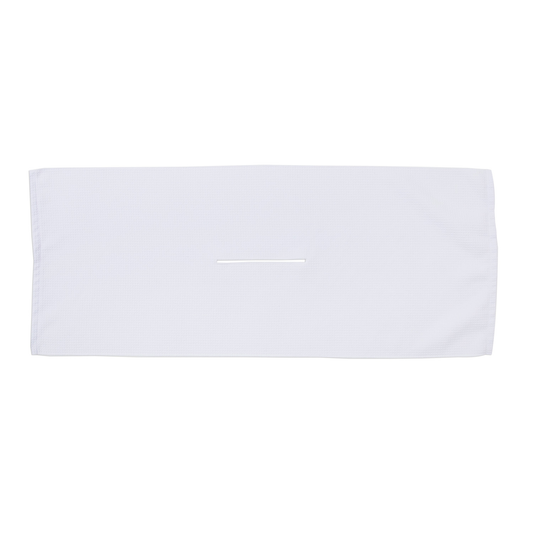 16x40 Waffle Golf towel with 1x8 slit