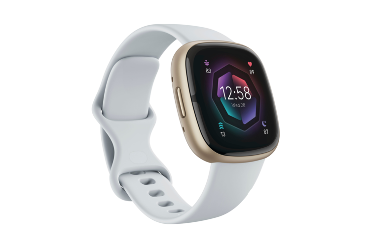Fitbit Sense 2 Smartwatch - Blue Mist/Soft Gold Aluminum