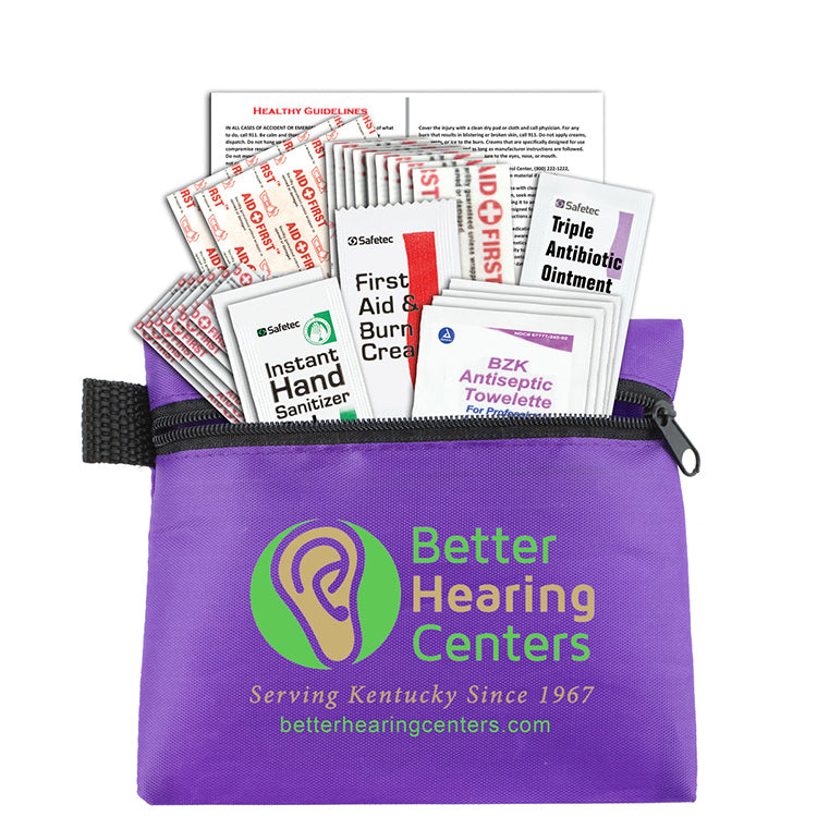 “Zenith” 27 Piece First Aid Kit in Zipper Pouch