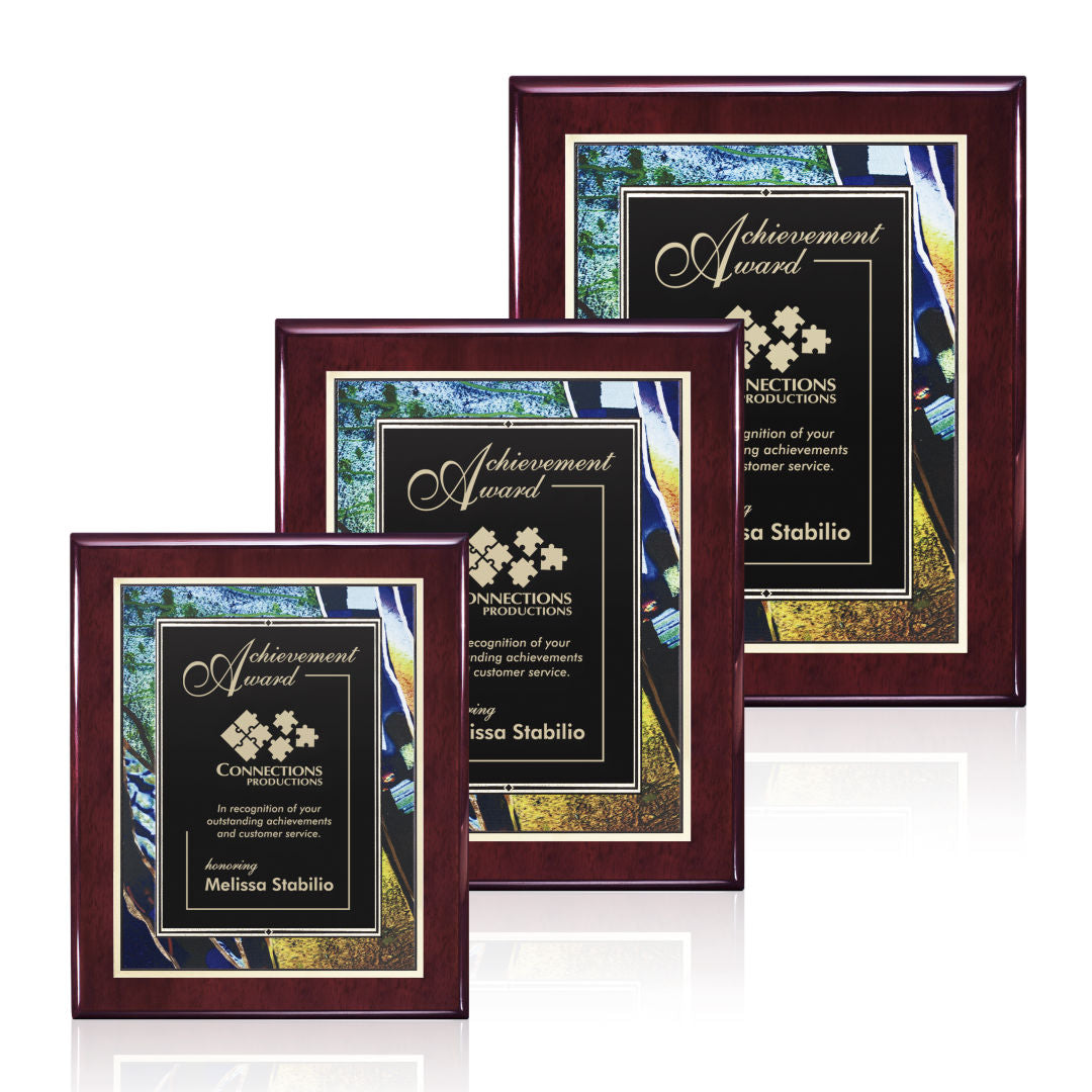 Oakleigh/Verdi Plaque - Rosewood Finish