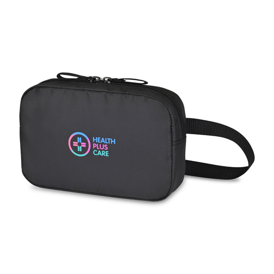 Black Repeat Lite Recycled Poly Waist Pack