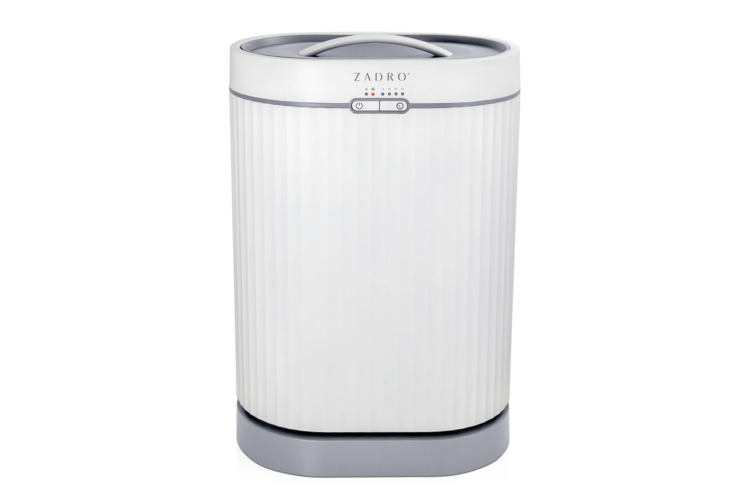 Zadro Fluted Towel Warmer with Diffuser - White/Gray