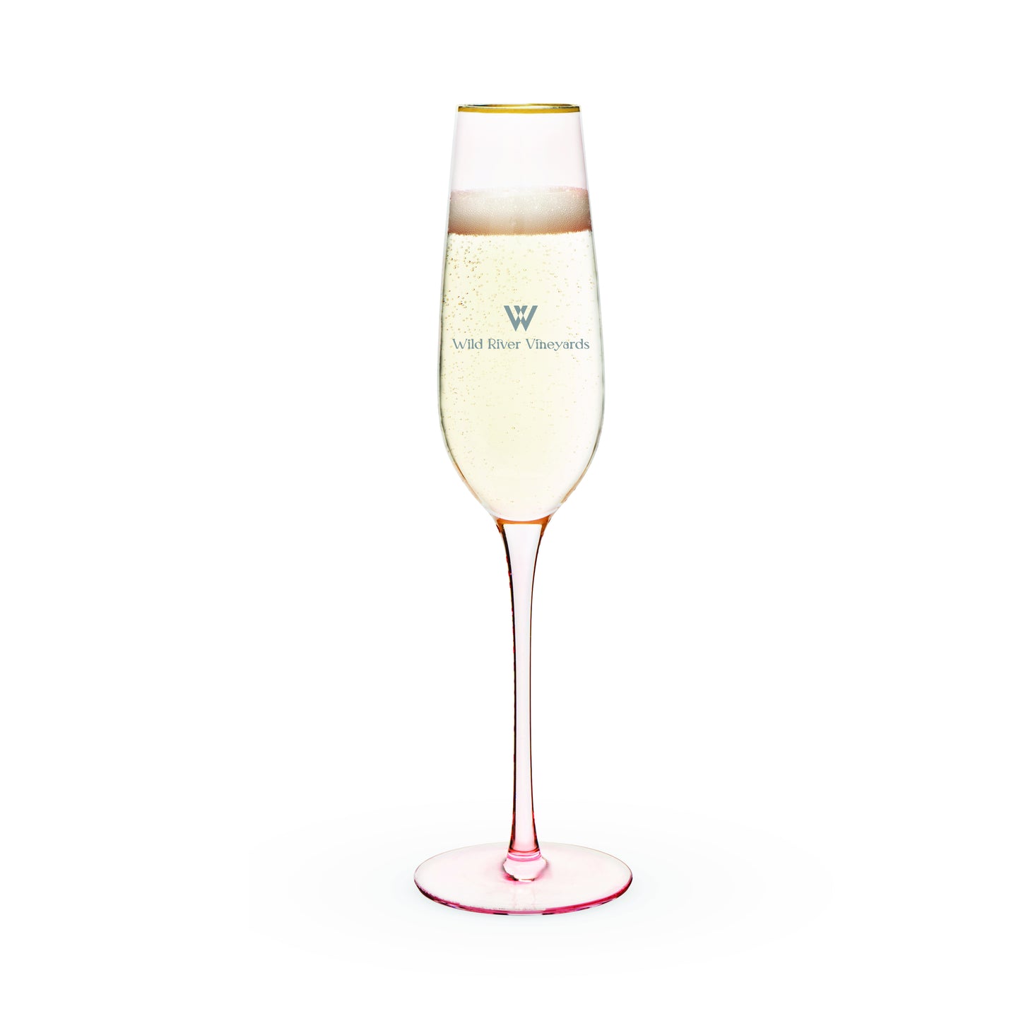 Twine Living® Rose Crystal Champagne Flute