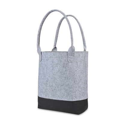 Light Grey/Black Out of The Woods® Felt Colorblock Tall Tote