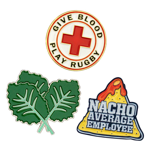 Lapel Pins Die Struck Soft Enamel (1")