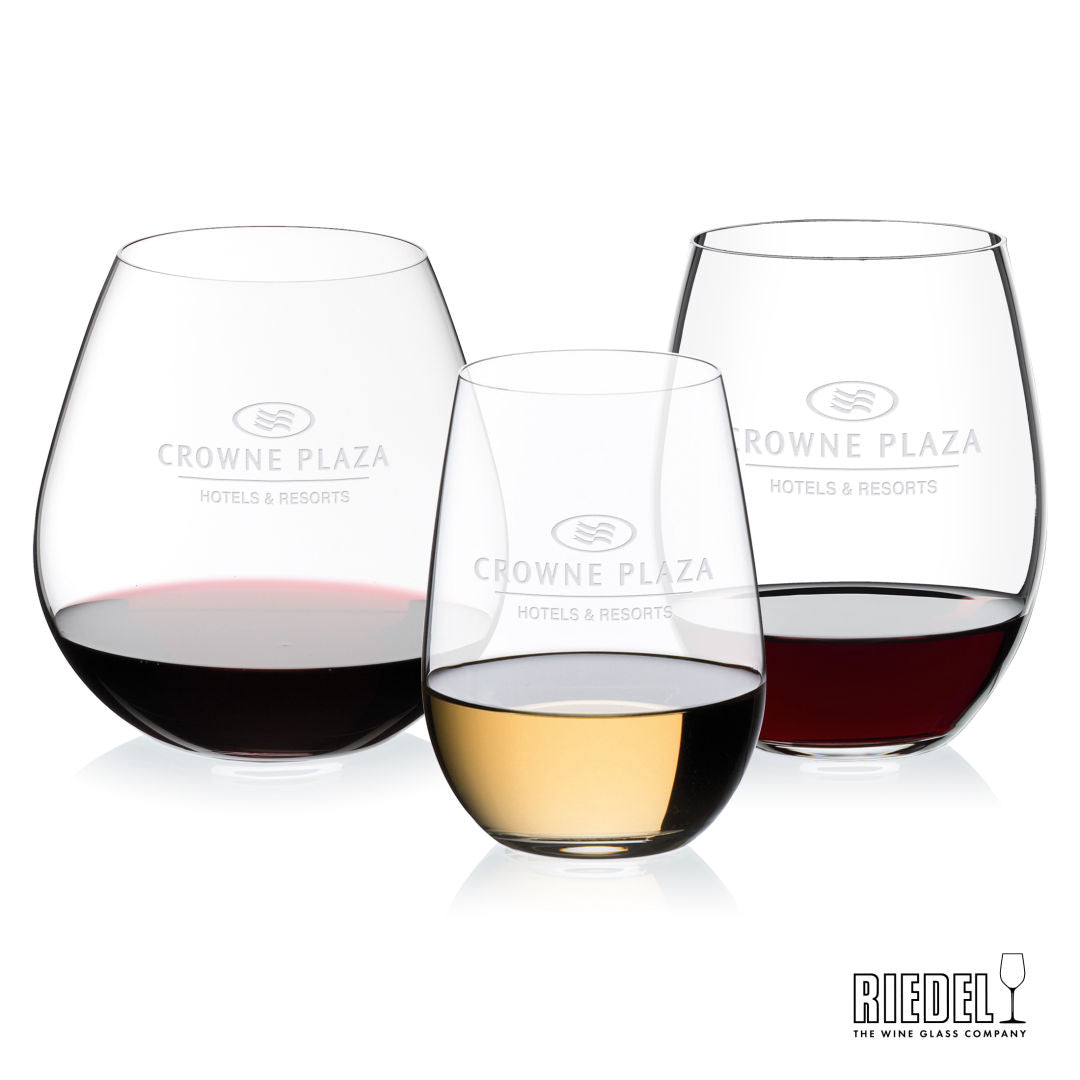 RIEDEL Stemless Wine - 13.25oz/21.12oz/26.87oz - Deep Etch