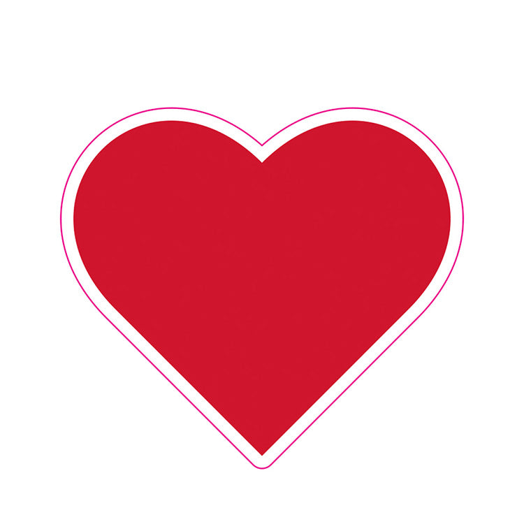Heart Stock Shape Stickers