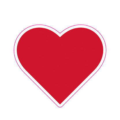 Heart Stock Shape Stickers