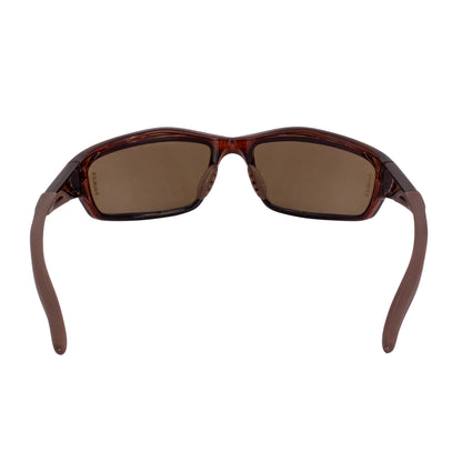 Infinity Premium Safety Eyewear - Crystal Brown Frame - Polarized Brown Lens