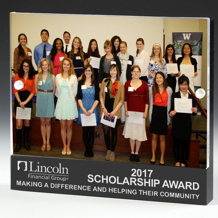 Laser Engraved Acrylic Magnetic Frame (8"x 7"x 3/4")