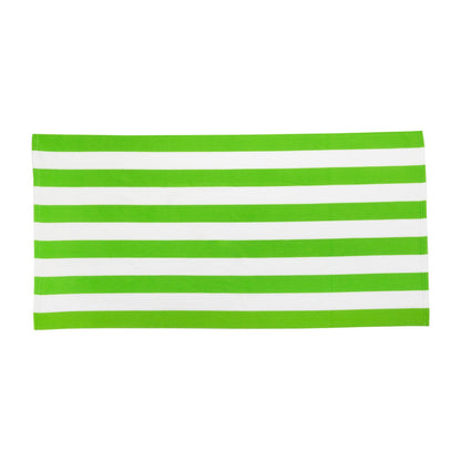 Microfiber Cabana Stripe Beach Towel