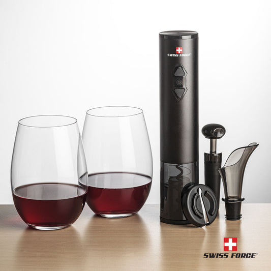 Swiss Force® Opener Set & Laurent Stemless Wine