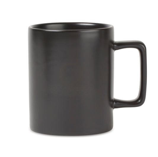 Matte Black Soleil Ceramic Mug - 12 oz.