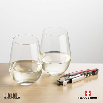 Swiss Force® Opener & RIEDEL Stemless Wine