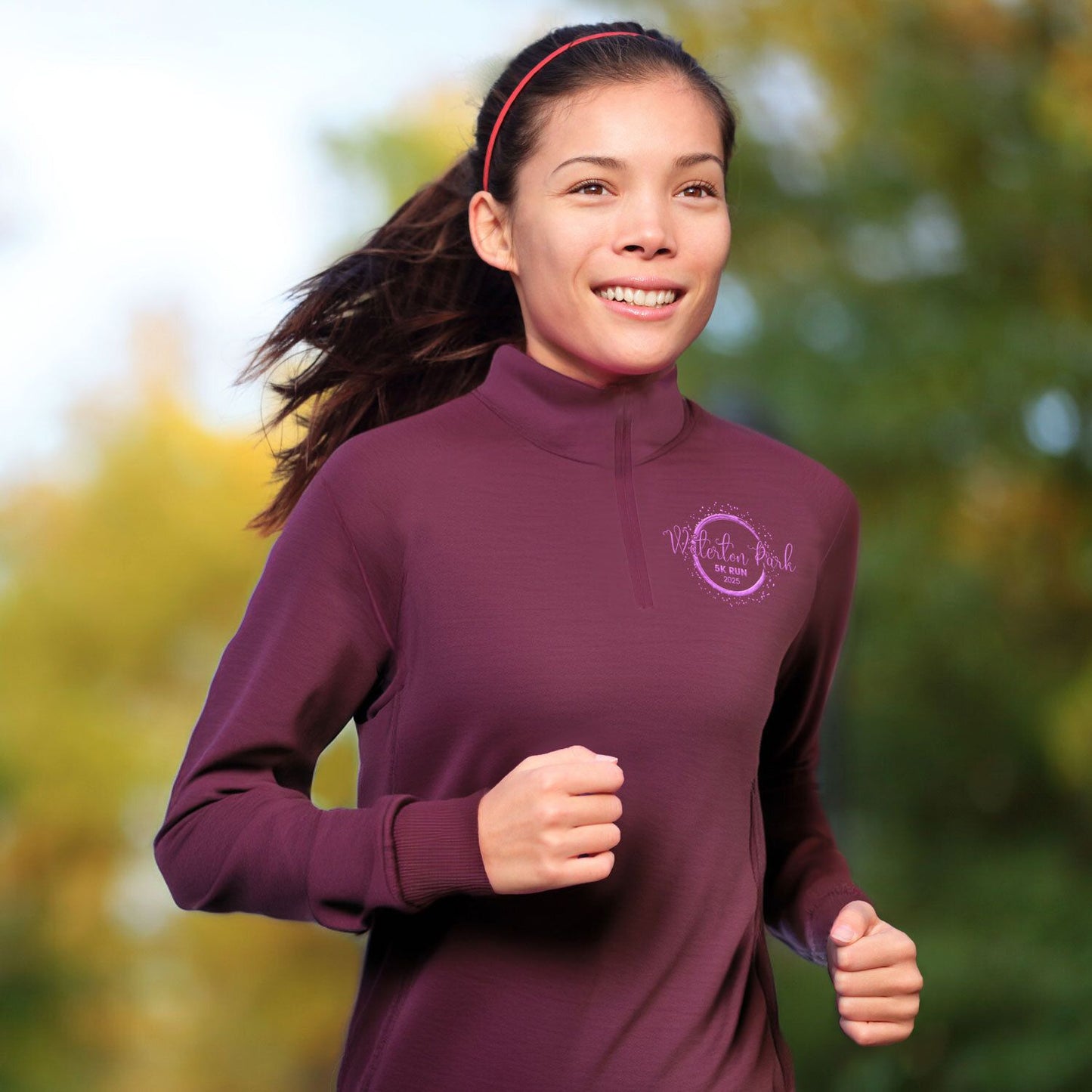 ADULT 1/4 ZIP FLEECE PULLOVER - EMBROIDERED