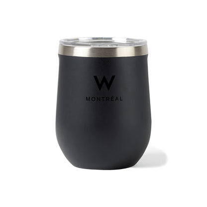 Matte Black CORKCICLE® Stemless Wine Cup Gift Set