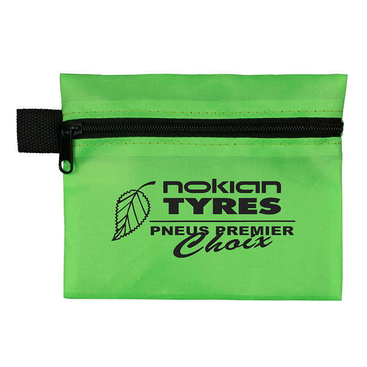 5" W x 4-1/4" H - “Maui” Small Zipper Storage Pouch