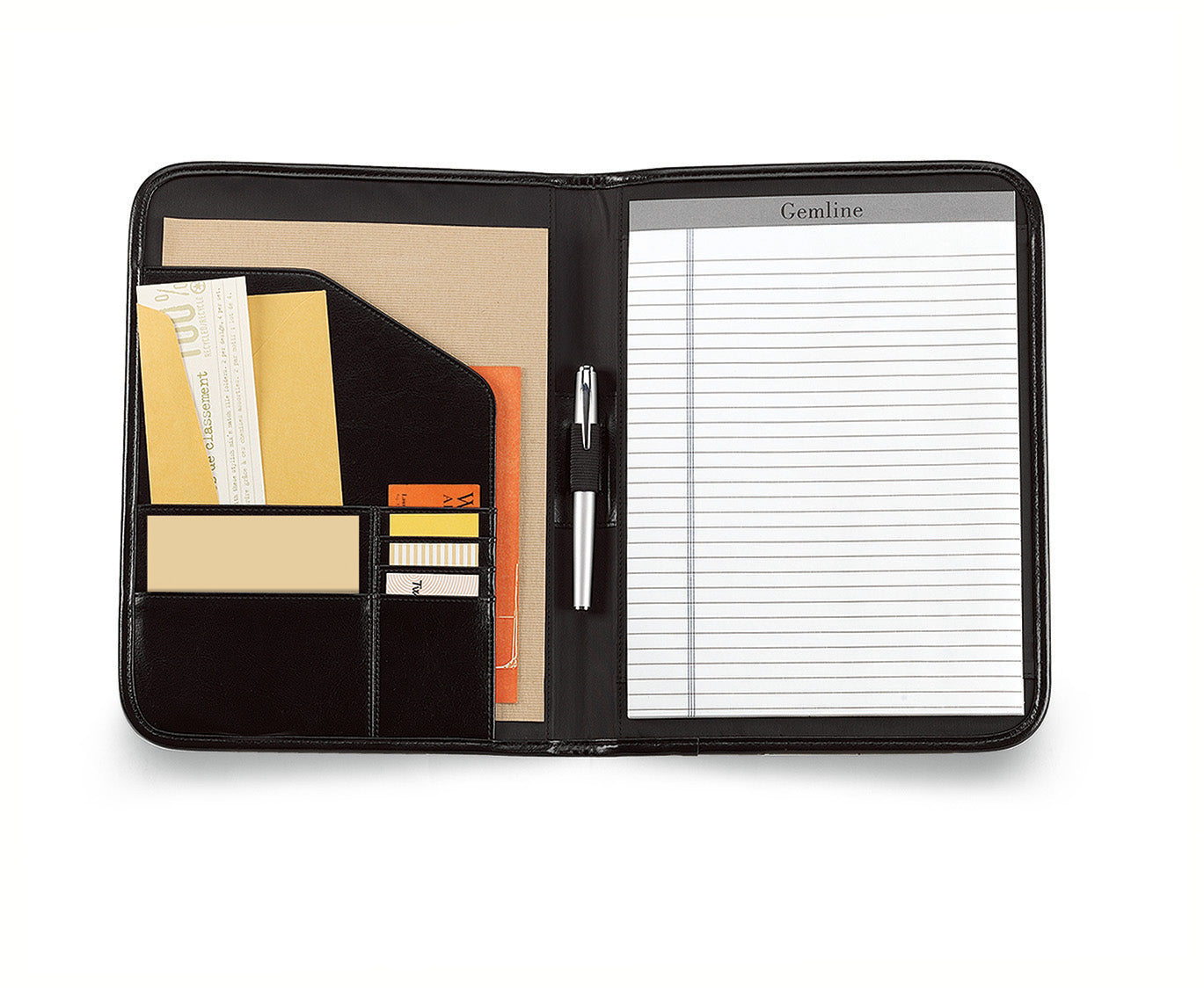 Black Contemporary Leather Writing Pad