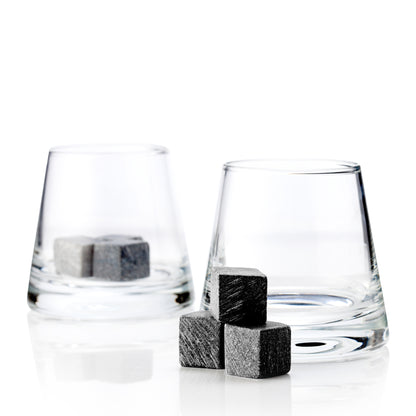 Viski® Glacier Rocks® Soapstone Cube and Tumbler Set