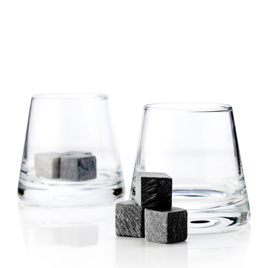 Viski® Glacier Rocks® Soapstone Cube and Tumbler Set