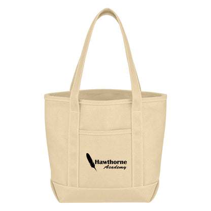 Small Cotton Canvas Yacht Tote Bag