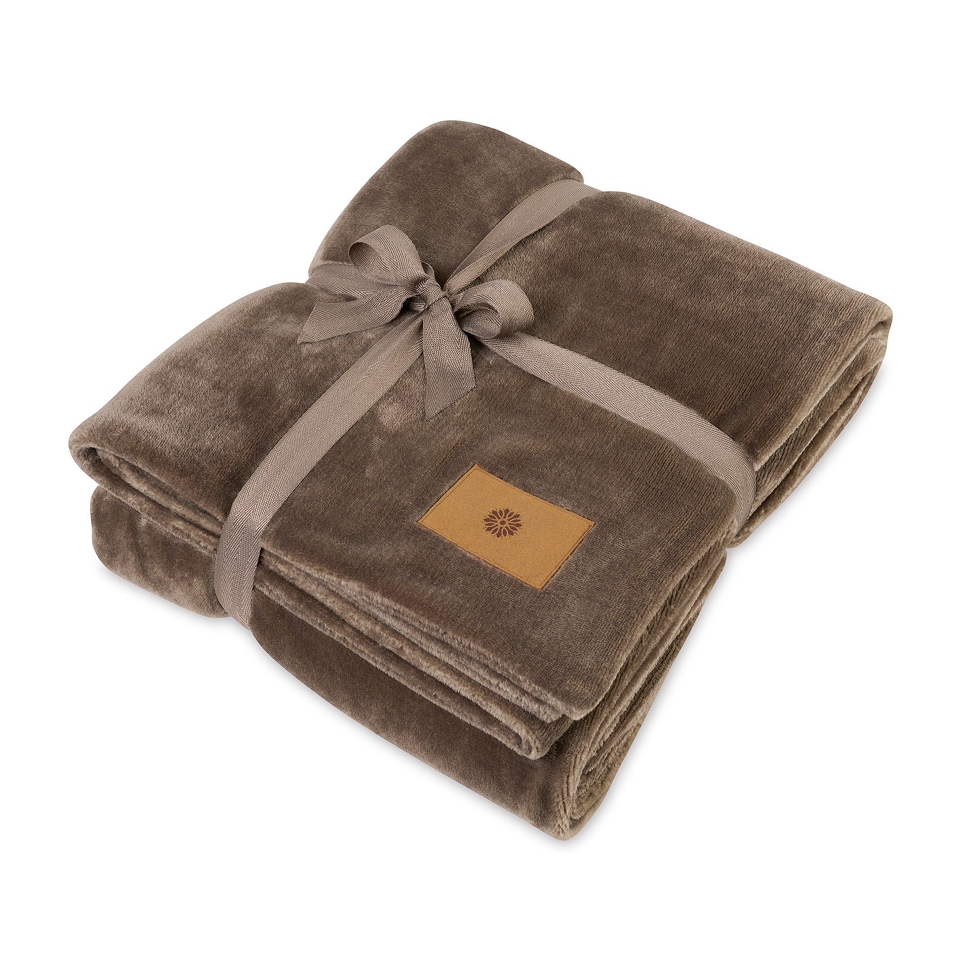 Mocha Mink Ever Soft Throw Blanket