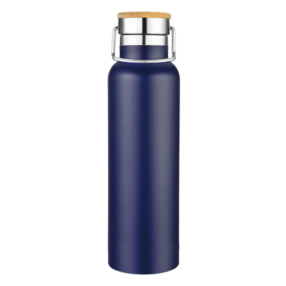 Smith 20oz Stainless Steel Bamboo Cap Water Bottle