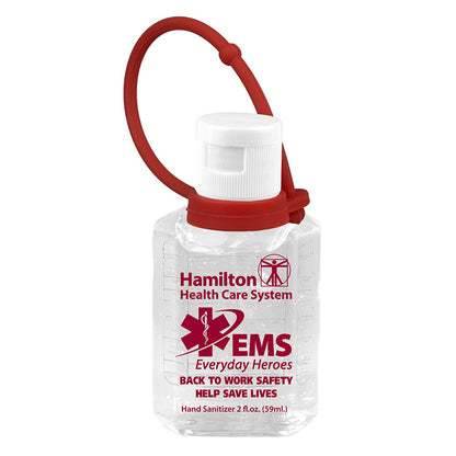 "Breeze" 0.5 oz Compact Hand Sanitizer Antibacterial Gel in Flip-Top Squeeze Bottle