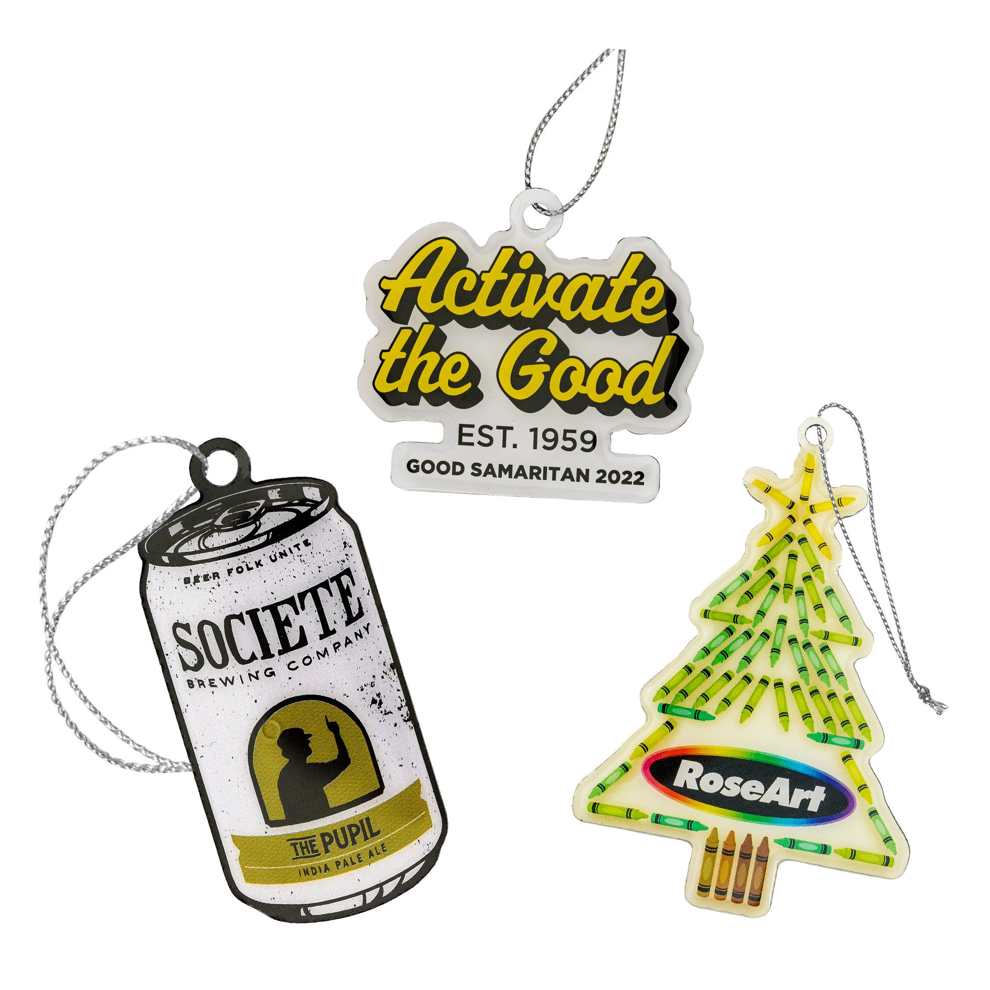 Custom Litho Holiday Ornament (2-1/2")