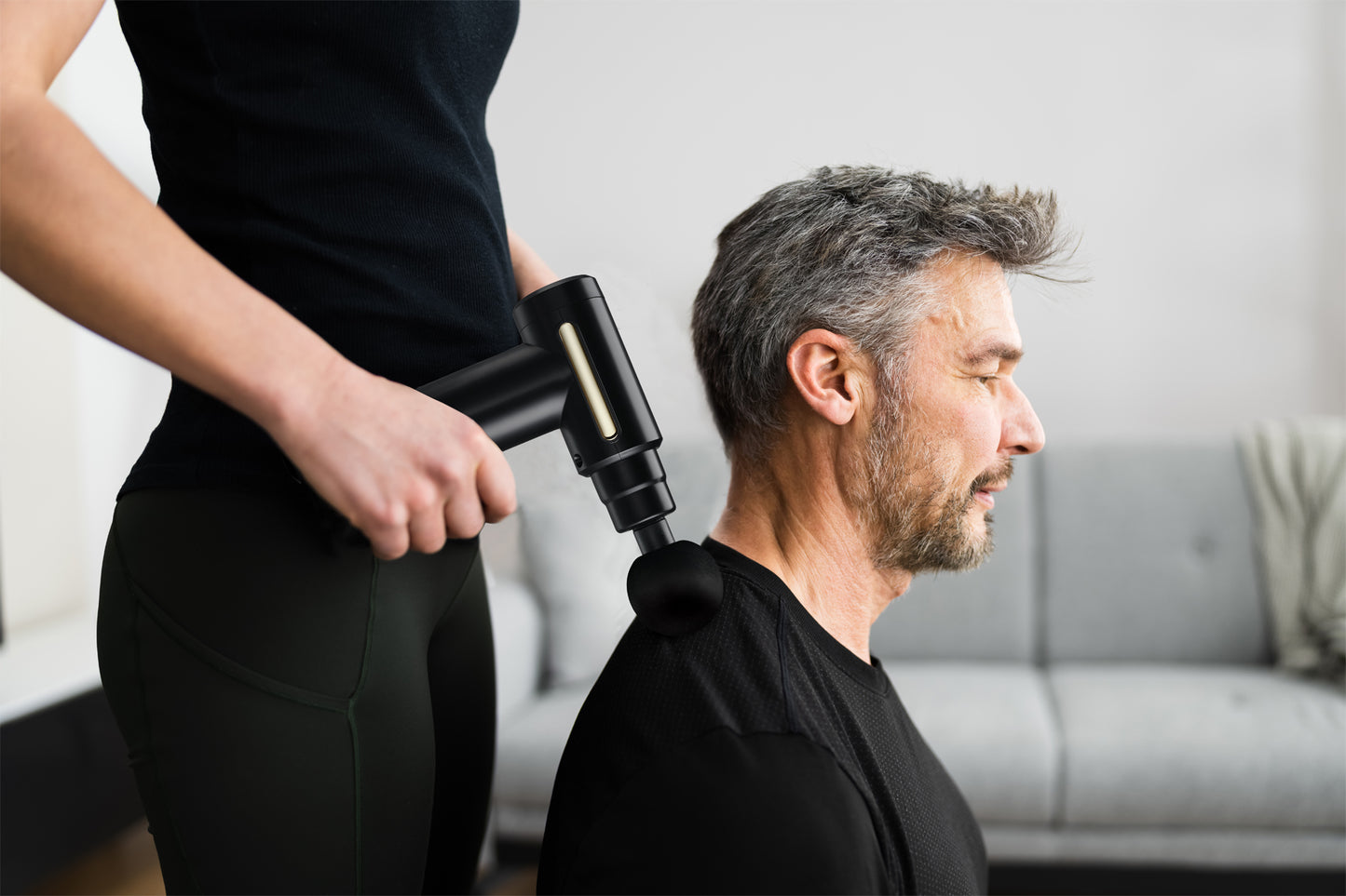 Black iLive™ Portable Cordless Massage Gun