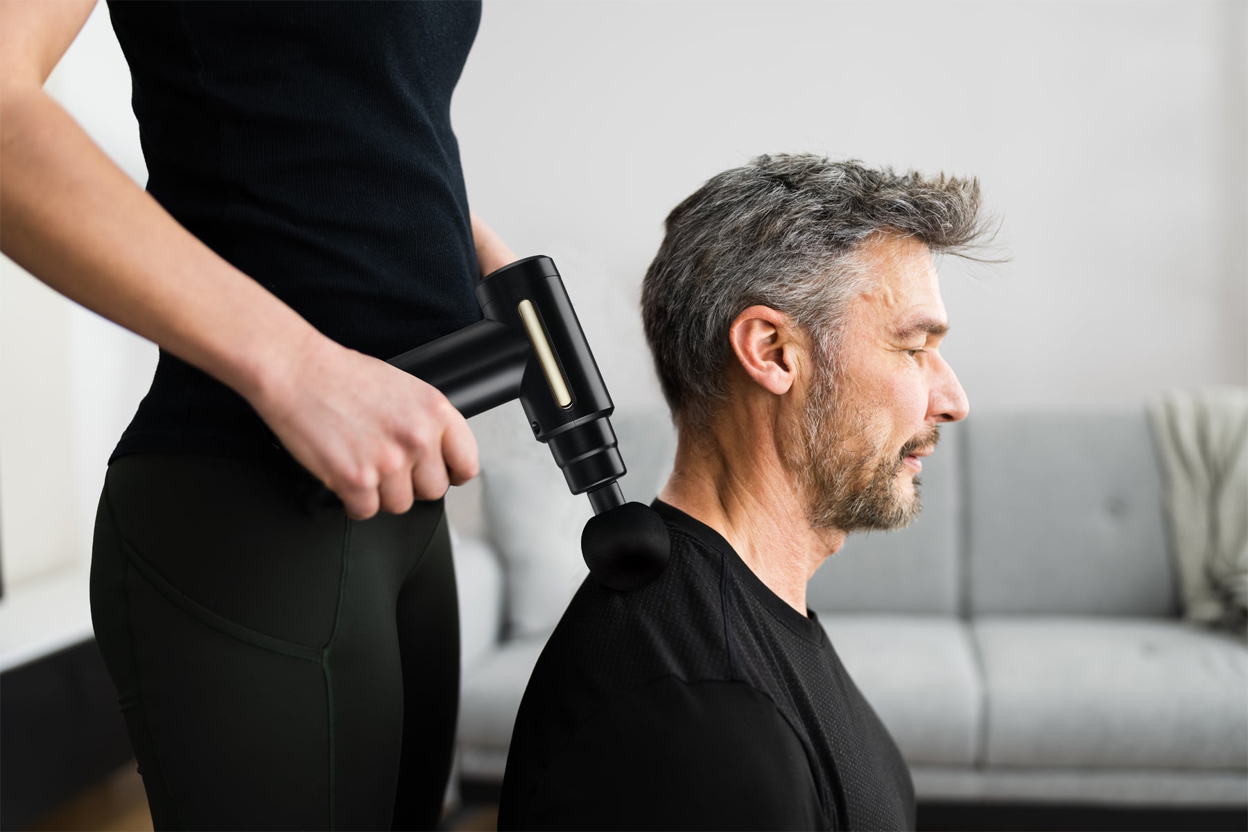 Black iLive™ Portable Cordless Massage Gun