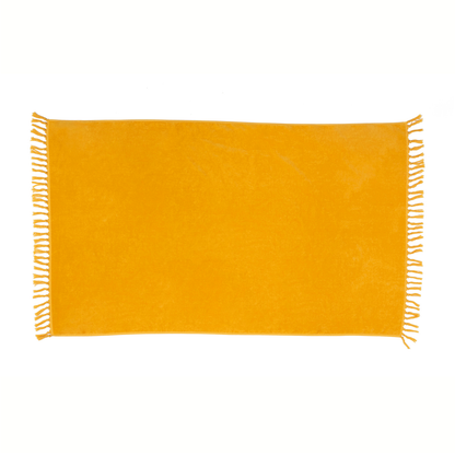 35x60 Recycled Cotton Terry Velour Beach Towel with Fringes
