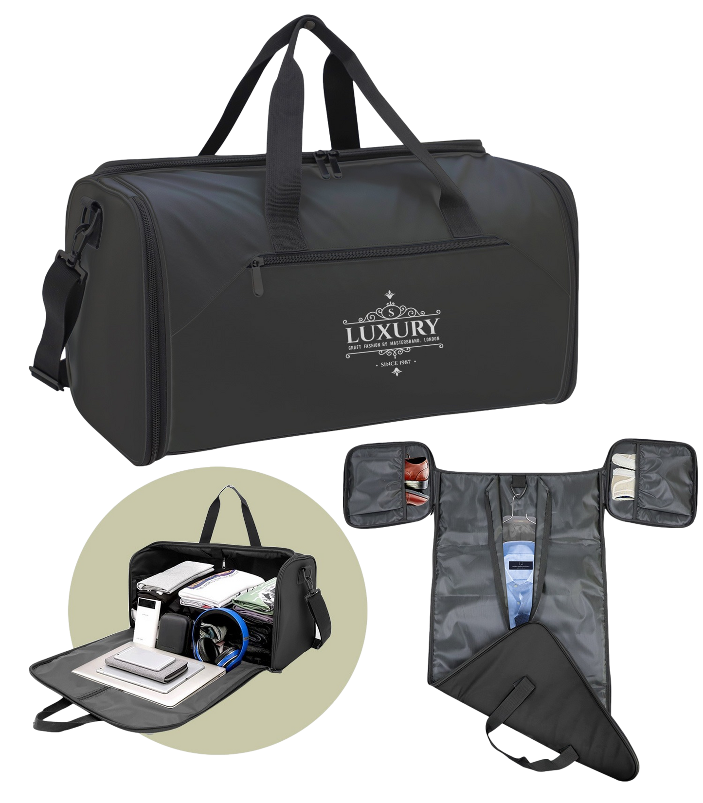 Black The Garmento Bag