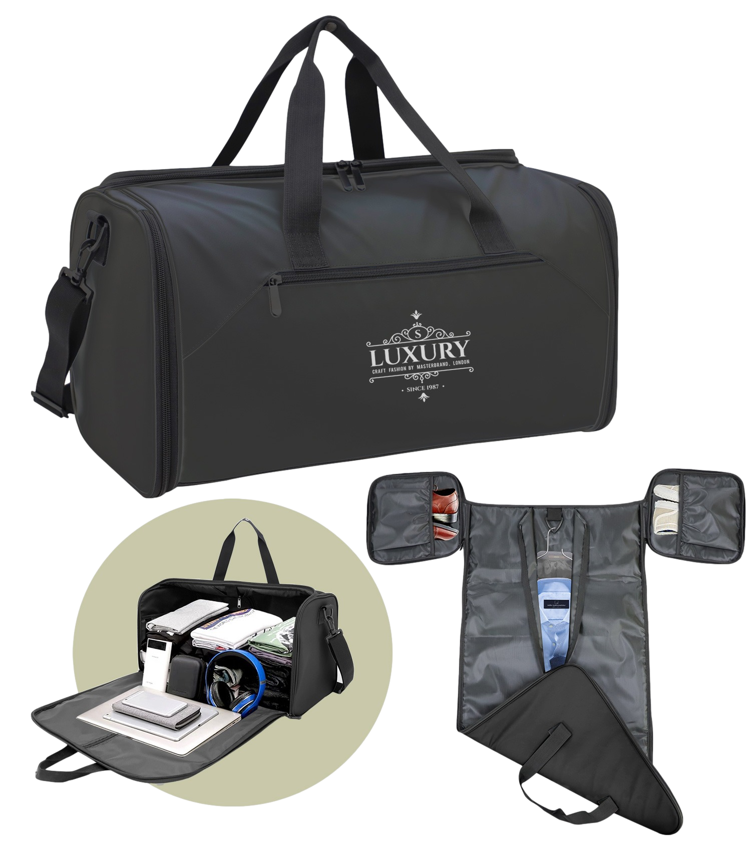 Black The Garmento Bag