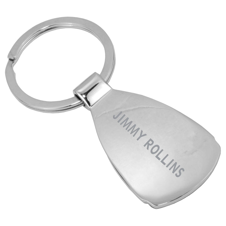 "Droplet" Economy Laser Engraved Metal Keyholder