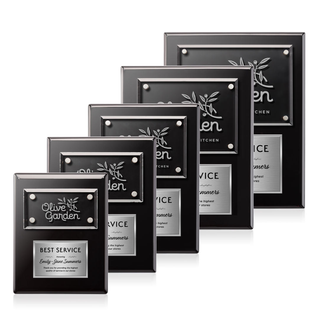 Gossamer Plaque - Black/Silver