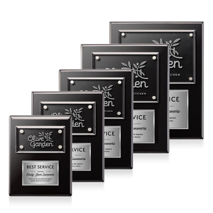 Gossamer Plaque - Black/Silver