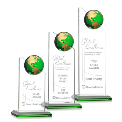 Arden Globe Award - Green/Gold