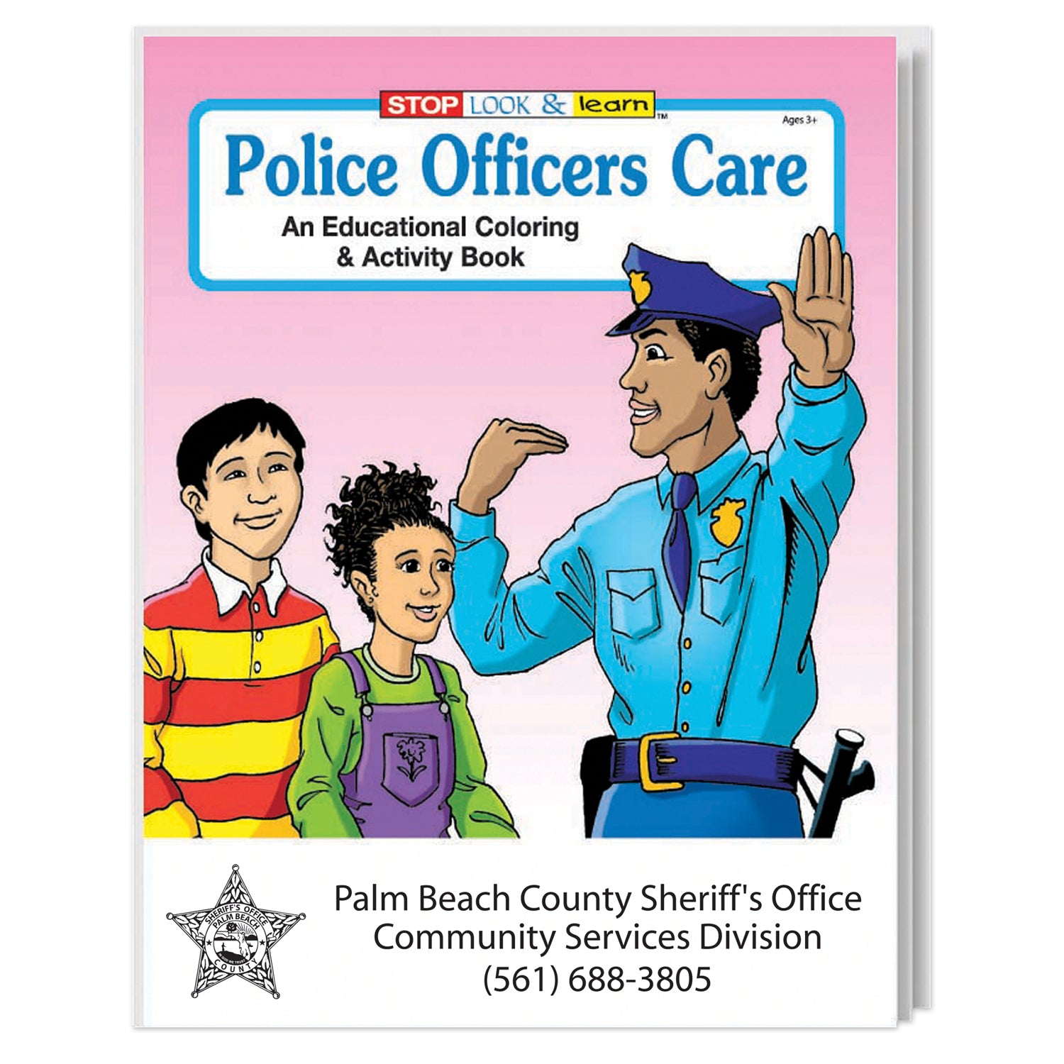 Assorted Police Officers Care Coloring Book