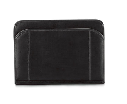 Black Global Leather Padfolio