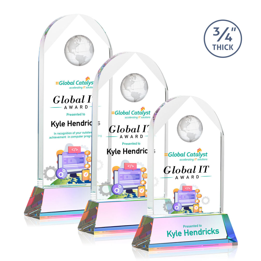Blake Globe VividPrint™ Award on Newhaven - Prismatic