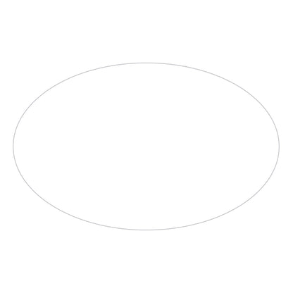 Oval Sticker