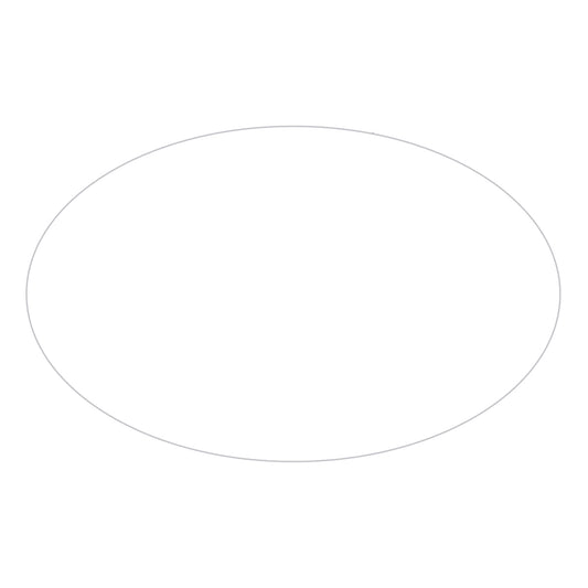 Ultra Removeable Oval Sticker