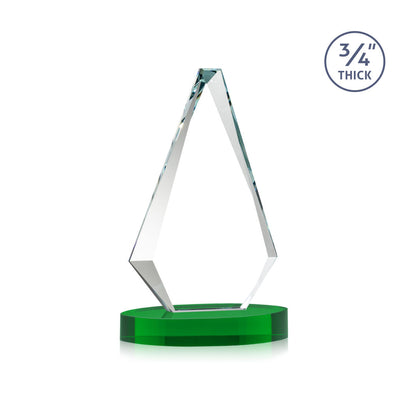 Windsor VividPrint™ Award on Alberton Base - Green