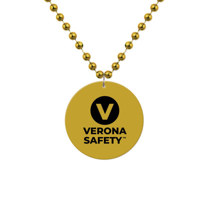 Medallion Bead Necklace w/ Medallion