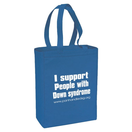 Black Canvas Gusset Shopping Tote