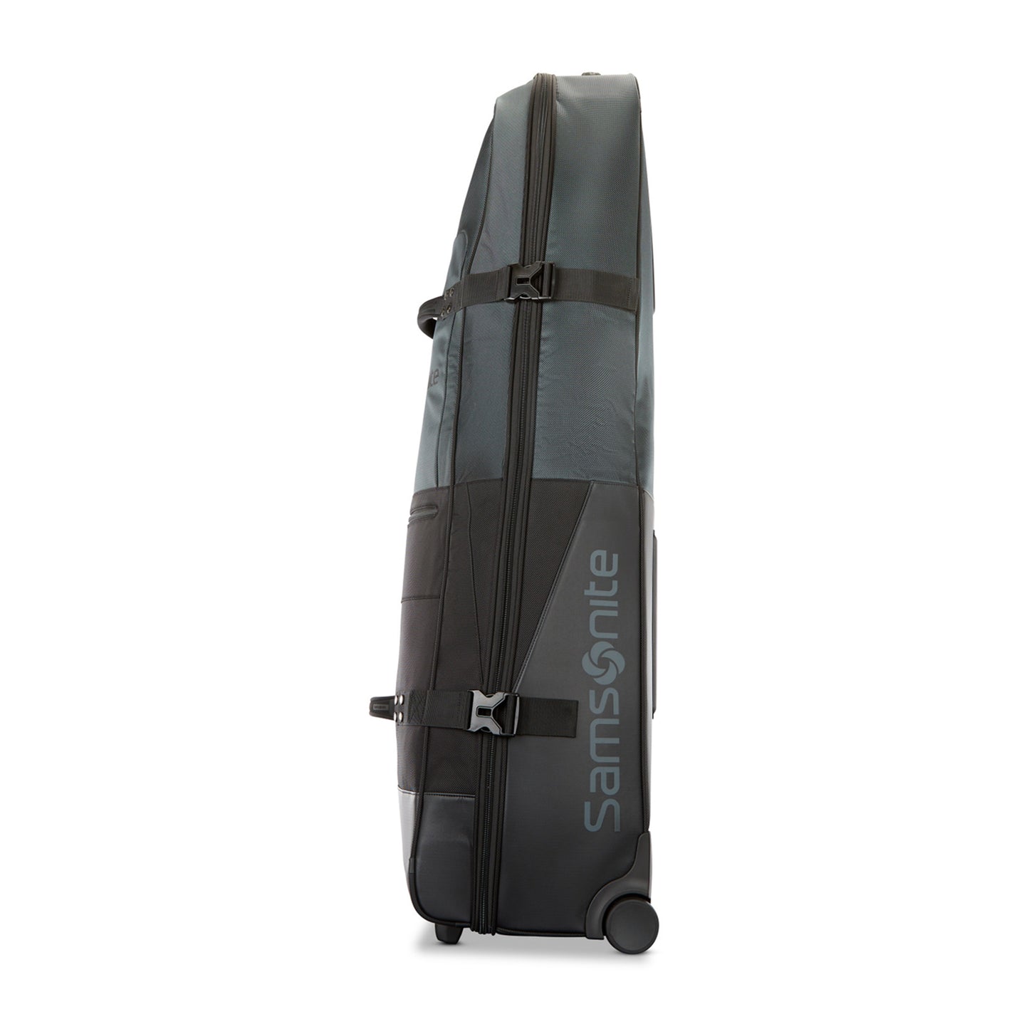 Black Samsonite Softside Travel Golf Bag with Luggage Tag