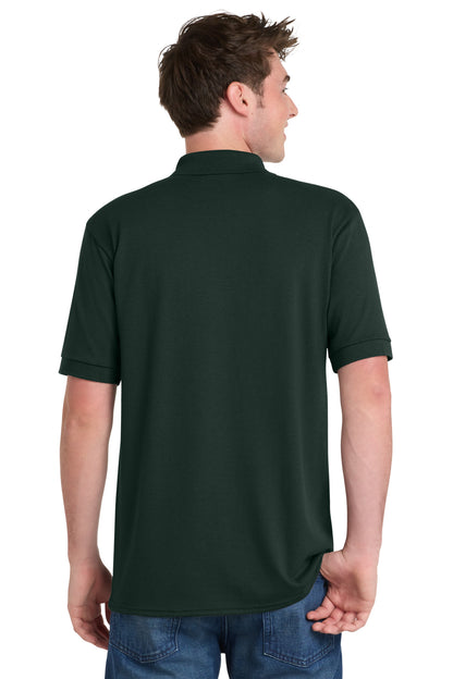 Dark Green Port & Company Tall Core Blend Jersey Knit Polo. KP55T