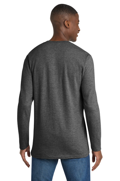 Dark Hthr Grey Port & Company Long Sleeve Bouncer Tee PC600LS